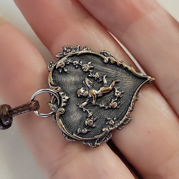 🔥LAST ONE🔥 FRENCH CHERUB CHARM CHOKER - Picture 4 of 6
